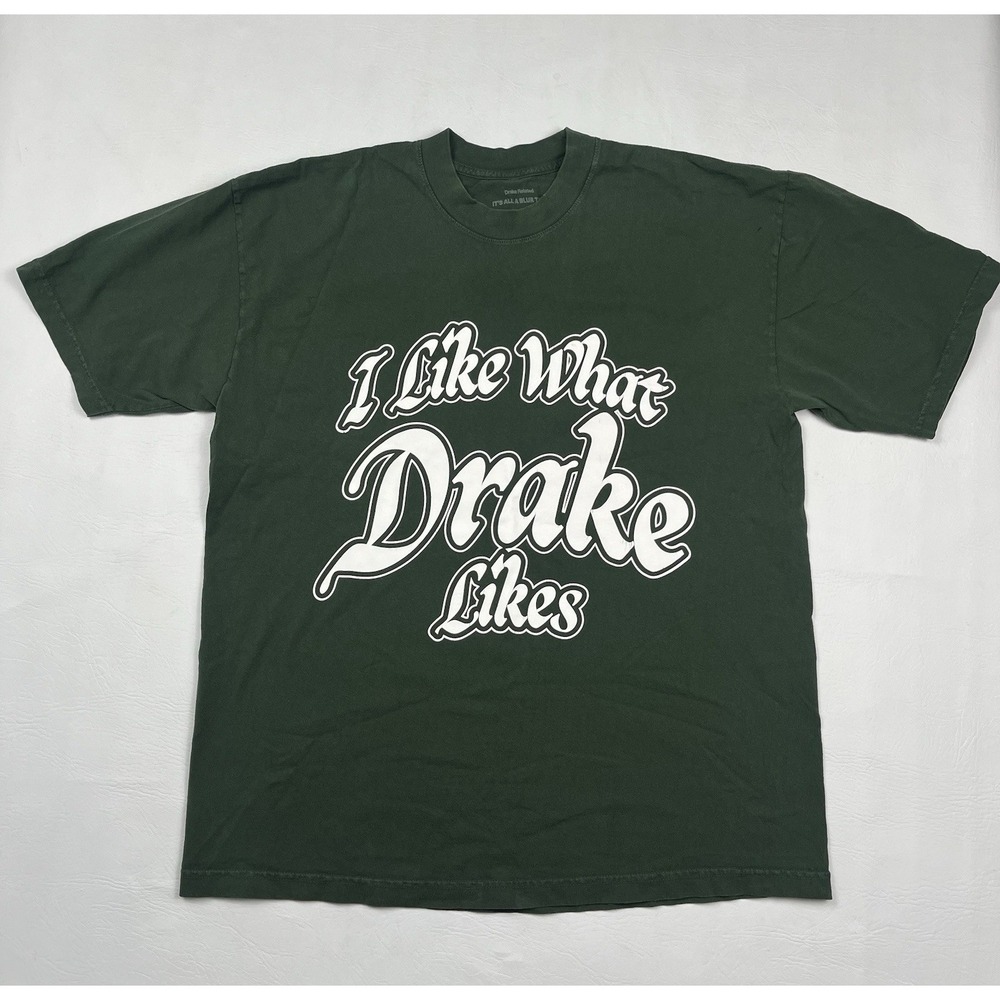 Drake Related IAAB Tour 2023 T Shirt Mens Large Green I Like What Drake Likes